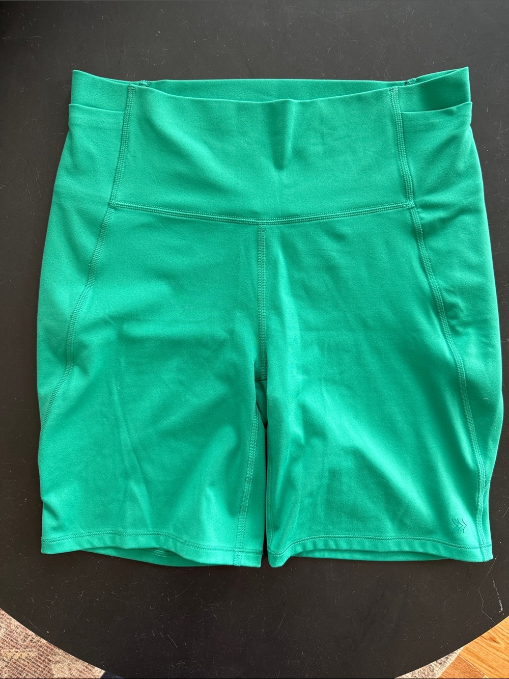 All In Motion Women's High-Rise Bike Shorts in green